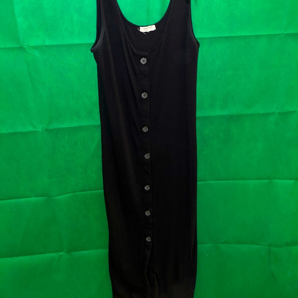 Black maxi dress